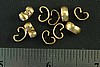 10pc VINTAGE STYLE RAW BRASS VICTORIAN DESIGN CONNECTOR FINDING LOT COS2-10